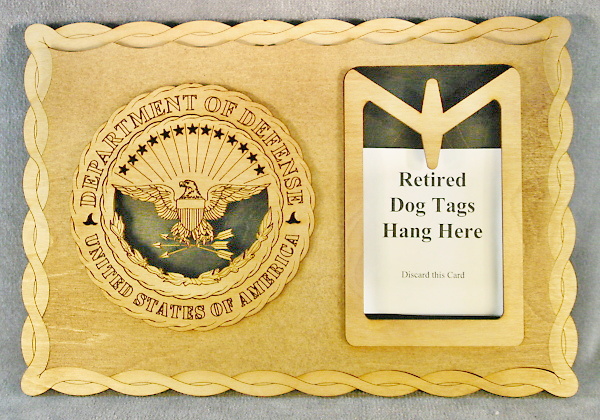 Department of Defense Dog Tag Holder